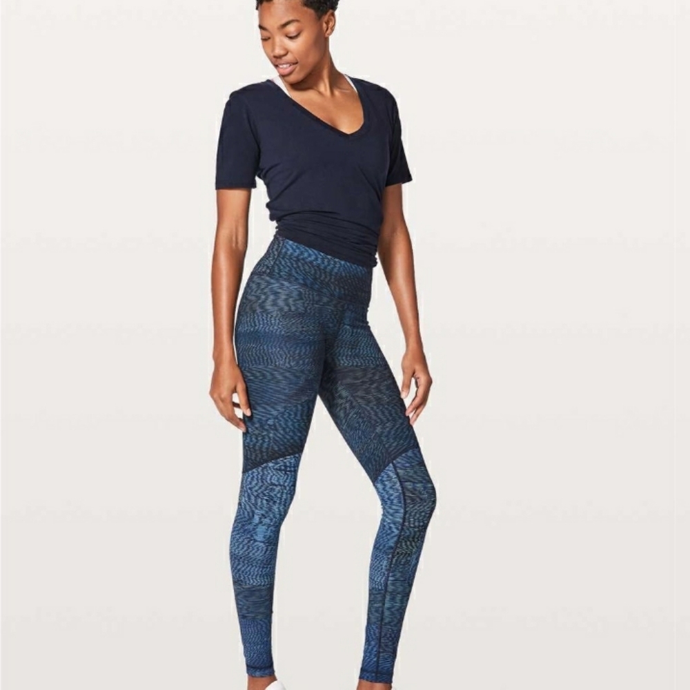 Lululemon Wunder Under Hi-Rise Tight Blocked Full-On Luxtreme leggings